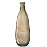 Vase - jarre bouteille en verre marron