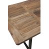table avec plateau bois recyclé