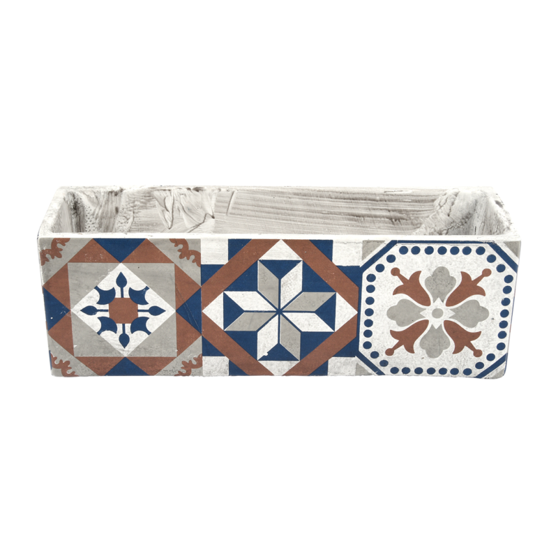 Jardinière carreaux de ciment