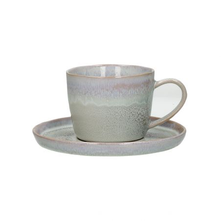 Tasse avec soucoupe Flocon