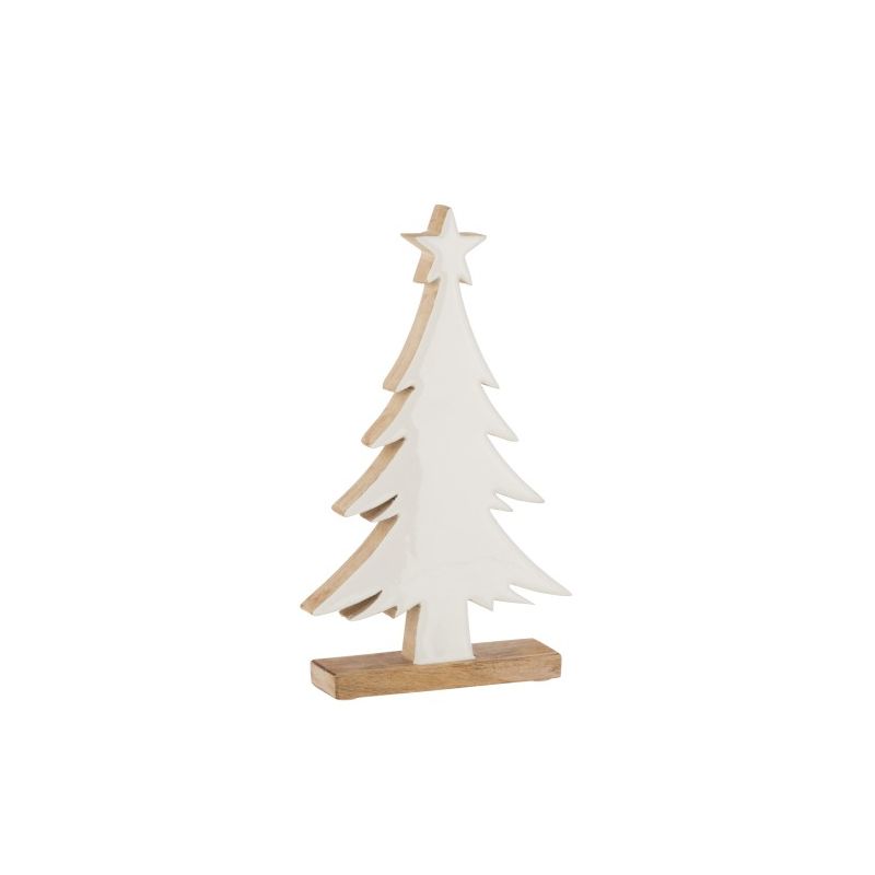 Sapin de noel bois - L18 X H31 cm