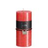 Bougie cylindrique rouge - Ø7 X H15 cm