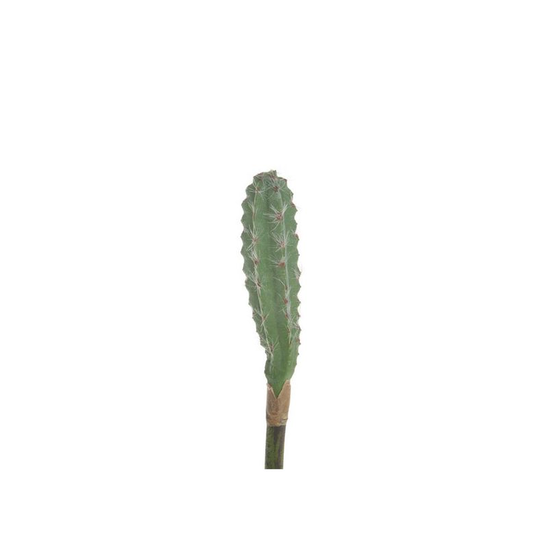 Cactus allongé artificiel à piquer, hauteur 23 cm