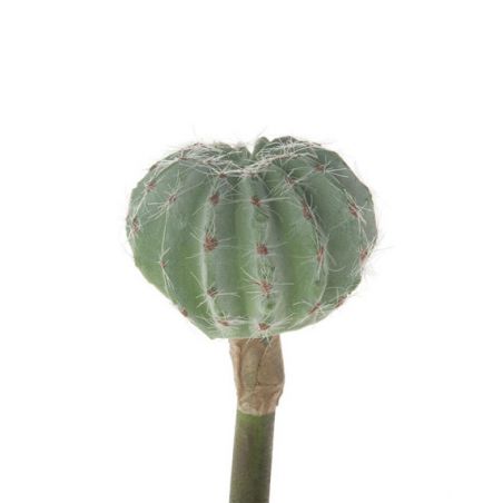 Cactus artificiel rond à piquer, hauteur 18 cm