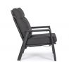 Fauteuil inclinable  gris anthracite bizzotto