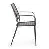 chaise jardin metal gris anthracite