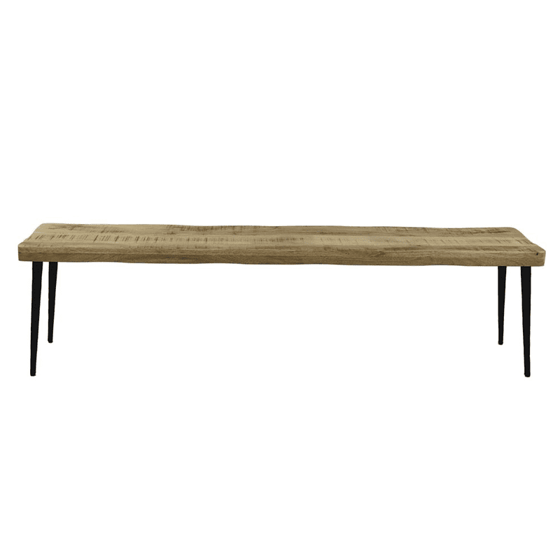 Table - banc en bois de manguier L165 cm