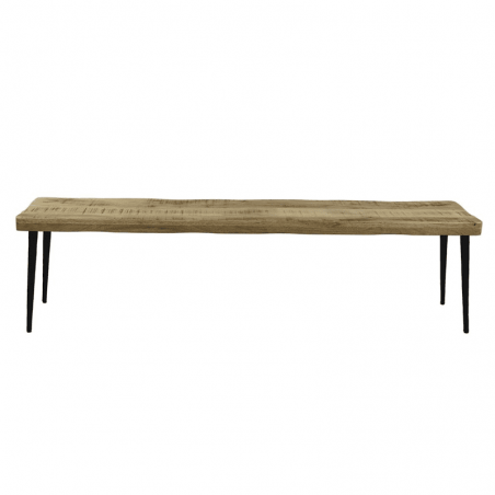 Table - banc en bois de manguier L165 cm