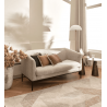 coussin noir en coton pomax