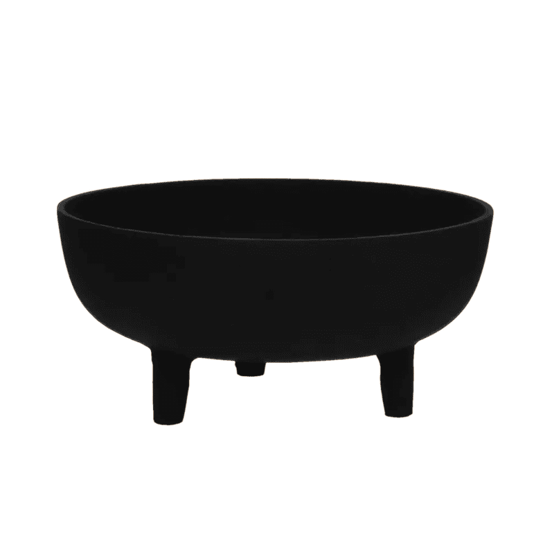 Coupe métal noir Ø25 cm pomax