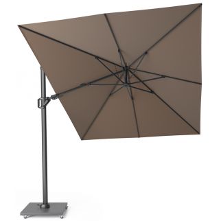 parasol inclinable taupe