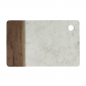 Planche IDLI marbre et acacia - L30 X 20 cm
