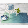 Tapis extérieur bleu