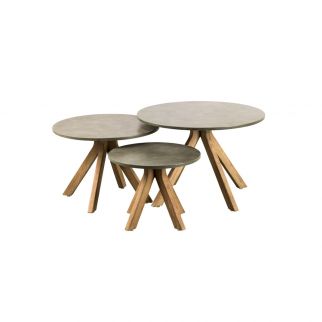 Table basse en bois Ø60 cm - Lagos