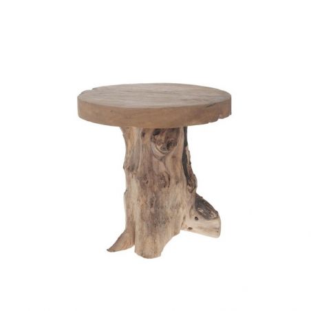 Tabouret en teck Tabouret en teck