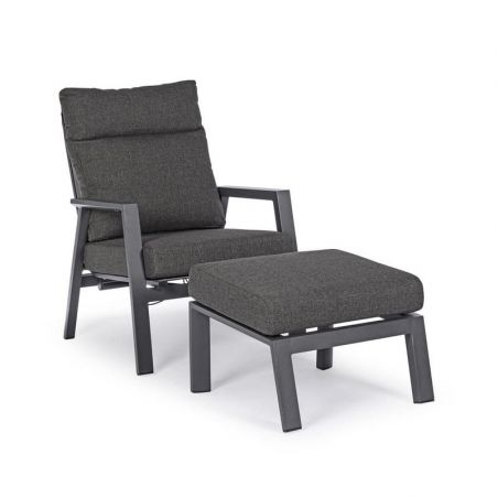 Fauteuil de jardin avec repose pieds Fauteuil de jardin avec repose pieds