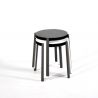 tabouret aluminium empilable