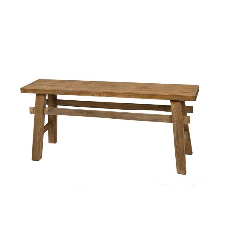 Banc deco bois, banc campagne, petit banc d'intérieur en bois