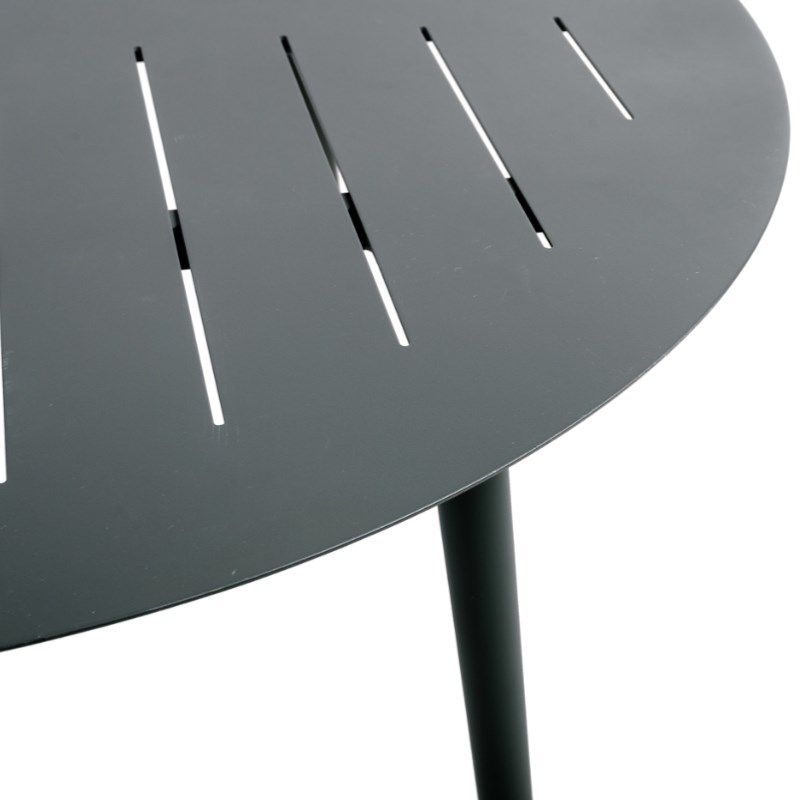 Table de jardin ovale en aluminium, salon de jardin aluminium ovale