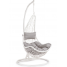 Fauteuil suspendu sur pied blanc