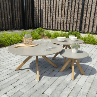 table basse ronde en bois
