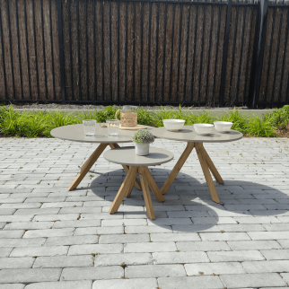 Table basse en bois Ø60 cm - Lagos