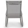 rocking chair jardin alu taupe